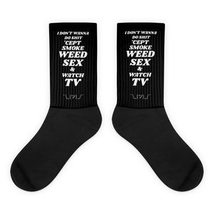 weed sex TV socks